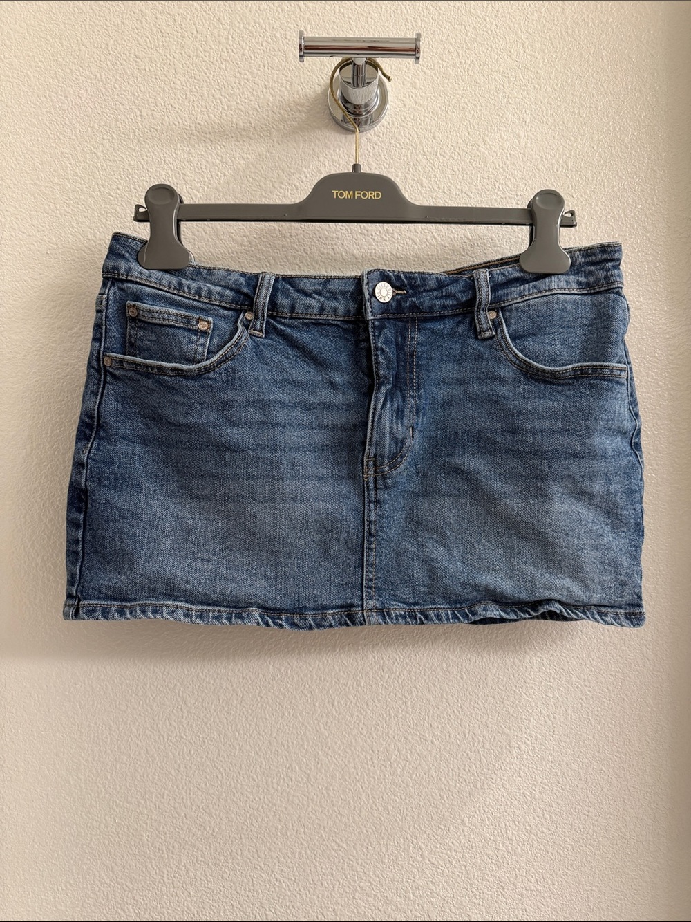 Celebrity Pink Denim Mini Skirt - Blue Wash